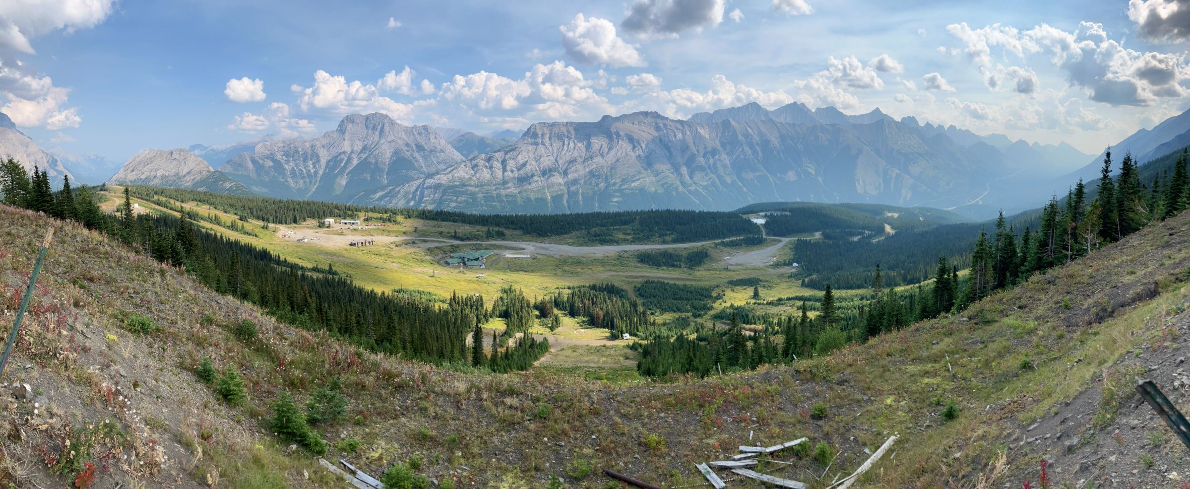 View of the Kananaskis Valley from the Canadian Ridge